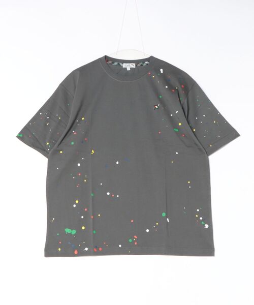 Arnold Palmer（アーノルドパーマー）の「シェア スプラッシュプリント Tシャツ（Tシャツ/カットソー・レディース・アイボリー/チャコールグレー・XS/LL/L/M/S）」の20枚目の写真