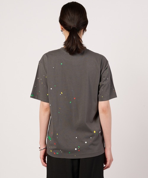 Arnold Palmer（アーノルドパーマー）の「シェア スプラッシュプリント Tシャツ（Tシャツ/カットソー・レディース・アイボリー/チャコールグレー・XS/LL/L/M/S）」の14枚目の写真