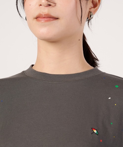 Arnold Palmer（アーノルドパーマー）の「シェア スプラッシュプリント Tシャツ（Tシャツ/カットソー・レディース・アイボリー/チャコールグレー・XS/LL/L/M/S）」の15枚目の写真