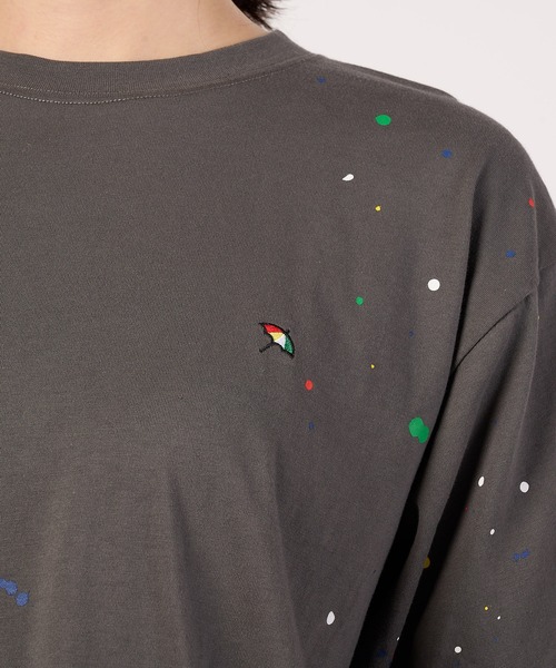 Arnold Palmer（アーノルドパーマー）の「シェア スプラッシュプリント Tシャツ（Tシャツ/カットソー・レディース・アイボリー/チャコールグレー・XS/LL/L/M/S）」の16枚目の写真