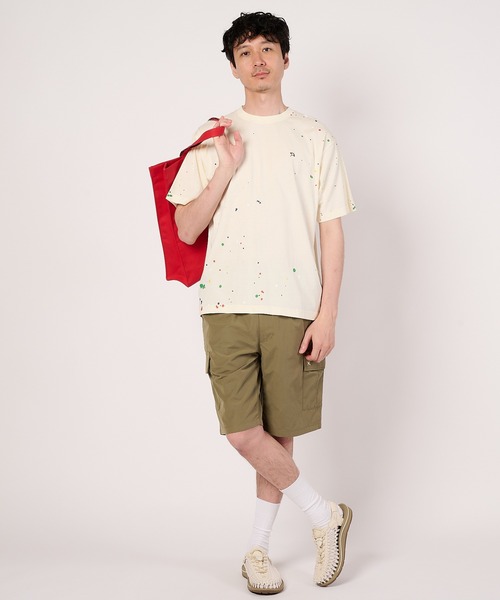 Arnold Palmer（アーノルドパーマー）の「シェア スプラッシュプリント Tシャツ（Tシャツ/カットソー・レディース・アイボリー/チャコールグレー・XS/LL/L/M/S）」の7枚目の写真