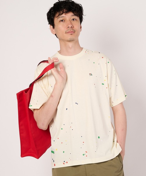 Arnold Palmer（アーノルドパーマー）の「シェア スプラッシュプリント Tシャツ（Tシャツ/カットソー・レディース・アイボリー/チャコールグレー・XS/LL/L/M/S）」の6枚目の写真
