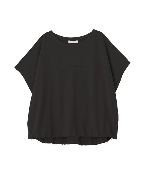 Green Parks(グリーンパークス)の「【適ON】超冷感ドロストフレンチプルオーバー(Tシャツ/カットソー・レディース・ブラック/レッド/オフホワイト/ブルー/キャメル・FREE)」の7枚目の写真
