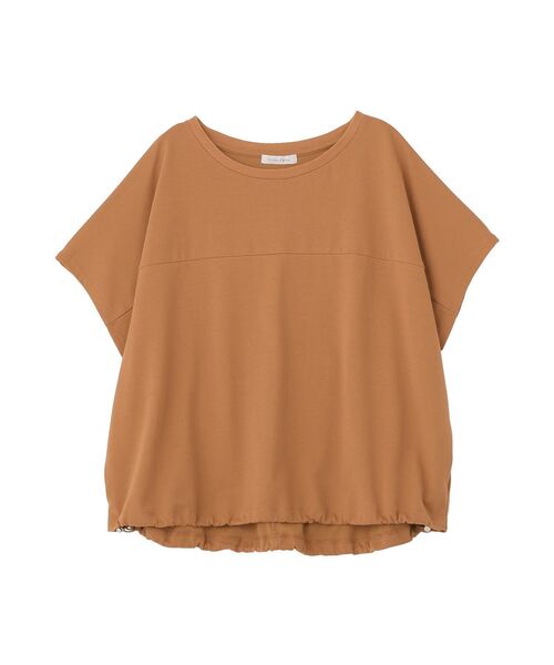 Green Parks(グリーンパークス)の「【適ON】超冷感ドロストフレンチプルオーバー(Tシャツ/カットソー・レディース・ブラック/レッド/オフホワイト/ブルー/キャメル・FREE)」の9枚目の写真