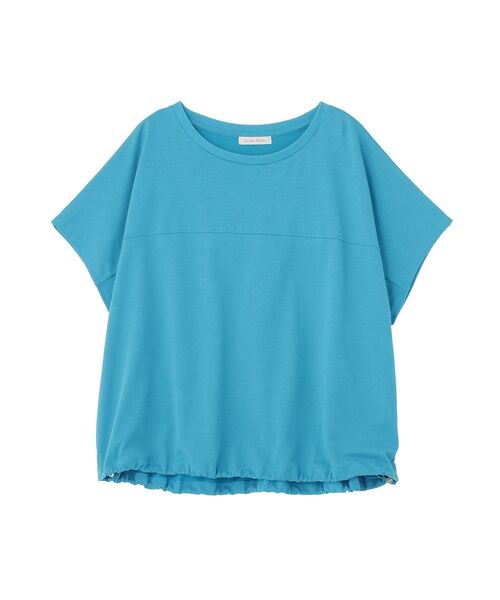 Green Parks(グリーンパークス)の「【適ON】超冷感ドロストフレンチプルオーバー(Tシャツ/カットソー・レディース・ブラック/レッド/オフホワイト/ブルー/キャメル・FREE)」の10枚目の写真