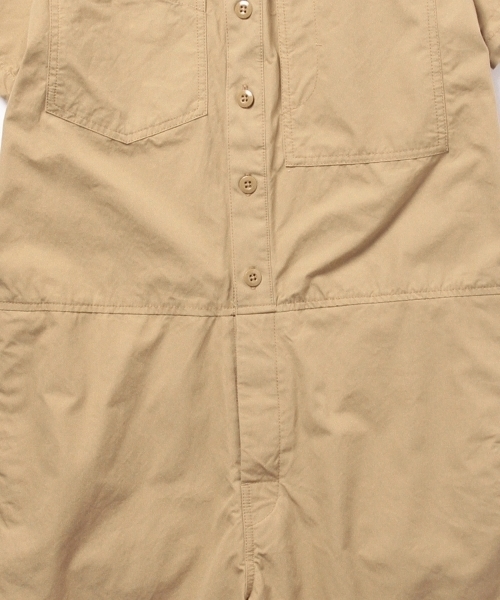 BEAMS BOY（ビームスボーイ）の「【FUDGE5月号掲載】BEAMS BOY / マイクロピーチ オールインワン（つなぎ/オールインワン・レディース・ベージュ/オリーブ・ONE SIZE）」の17枚目の写真