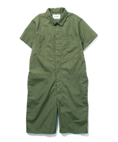 BEAMS BOY（ビームスボーイ）の「【FUDGE5月号掲載】BEAMS BOY / マイクロピーチ オールインワン（つなぎ/オールインワン・レディース・ベージュ/オリーブ・ONE SIZE）」の19枚目の写真