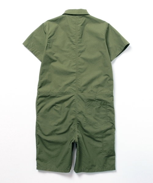 BEAMS BOY（ビームスボーイ）の「【FUDGE5月号掲載】BEAMS BOY / マイクロピーチ オールインワン（つなぎ/オールインワン・レディース・ベージュ/オリーブ・ONE SIZE）」の12枚目の写真