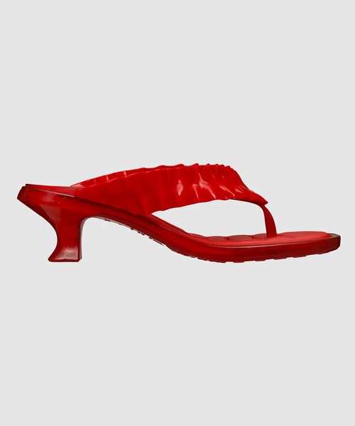 GANNI(ガニー)の「Melissa Thong Kitten Heel(サンダル・レディース・レッド系その他・37/38/39/35-36)」の3枚目の写真