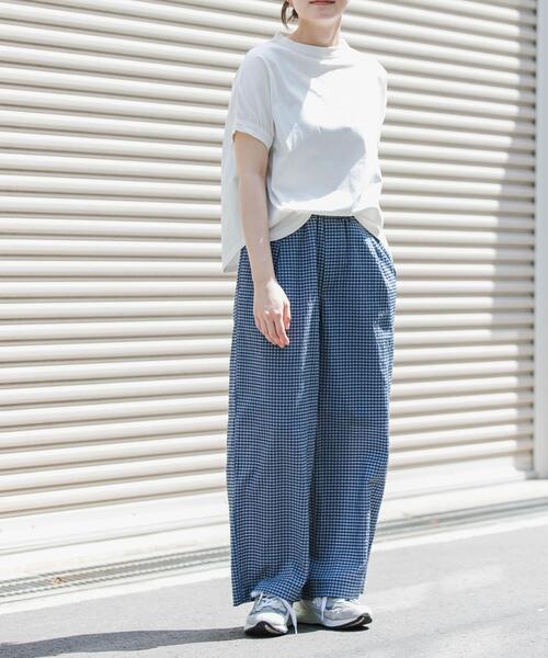 FORK&SPOON（フォークアンドスプーン）の「FORK&SPOON　ボトルネックギャザースリーブTシャツ（Tシャツ/カットソー・レディース・ベージュ/オフホワイト/チャコールグレー/ミント・1）」の10枚目の写真