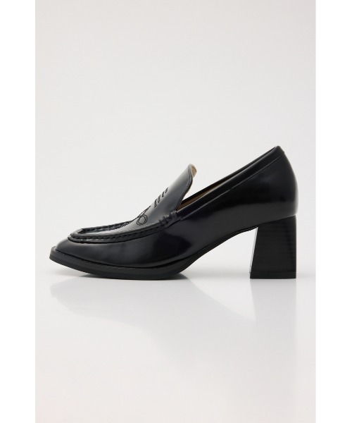 SLY(スライ)の「SQUARE HEEL LOAFER スクエアヒールローファー(ローファー・レディース・ブラック/ブラウン・MEDIUM/LARGE/SMALL)」の4枚目の写真