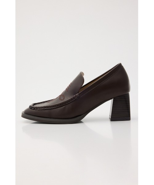 SLY(スライ)の「SQUARE HEEL LOAFER スクエアヒールローファー(ローファー・レディース・ブラック/ブラウン・MEDIUM/LARGE/SMALL)」の8枚目の写真