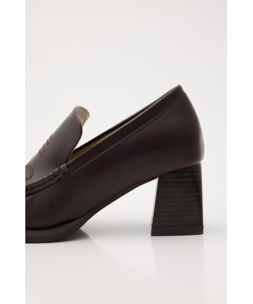 SLY(スライ)の「SQUARE HEEL LOAFER スクエアヒールローファー(ローファー・レディース・ブラック/ブラウン・MEDIUM/LARGE/SMALL)」の12枚目の写真