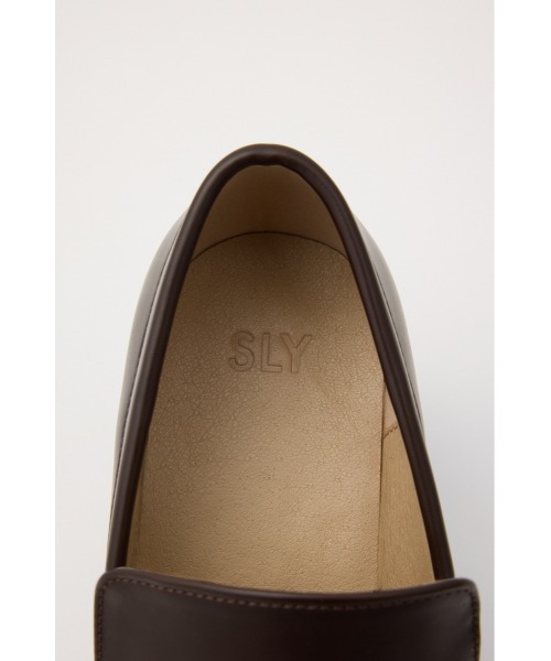 SLY(スライ)の「SQUARE HEEL LOAFER スクエアヒールローファー(ローファー・レディース・ブラック/ブラウン・MEDIUM/LARGE/SMALL)」の15枚目の写真