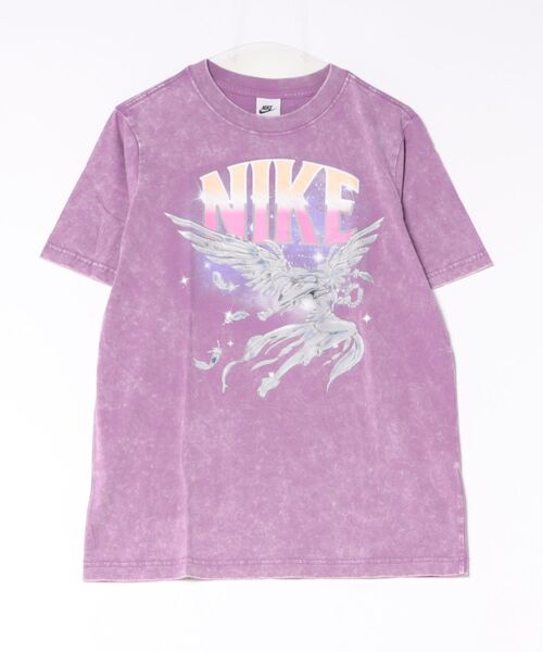 NIKE(ナイキ)の「NIKE ナイキ W RETRO FLAIR TEE ショートスリーブ IW1198 544MONPUR(Tシャツ/カットソー・レディース・パープル・X-SMALL/SMALL/MEDIUM/LARGE)」の1枚目の写真