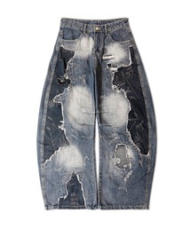 GALLIS ADDICTION | GA REPAIR HARD CRUSH DENIM2(デニムパンツ)