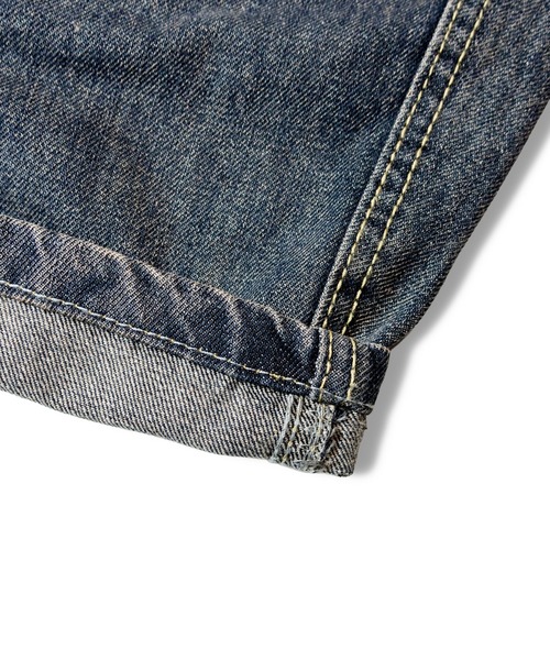 GALLIS ADDICTION(ガリスアディクション)の「GA REPAIR HARD CRUSH DENIM2(デニムパンツ・メンズ・ブラック/インディゴブルー・M/L)」の10枚目の写真