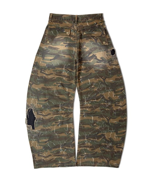 GALLIS ADDICTION(ガリスアディクション)の「GA REPAIR HARD CRUSH DENIM2(デニムパンツ・メンズ・ブラック/インディゴブルー/カモフラージュ・M/L)」の14枚目の写真