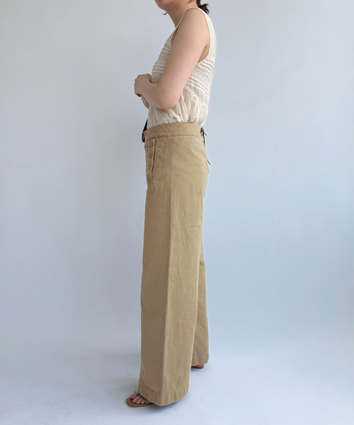 EDIT. FOR LULU(エディットフォールル)の「コットンツイルセーラーパンツ(その他パンツ・レディース・キャメル・36/34)」の7枚目の写真