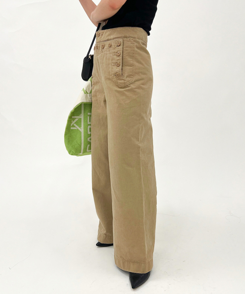 EDIT. FOR LULU(エディットフォールル)の「コットンツイルセーラーパンツ(その他パンツ・レディース・キャメル・36/34)」の12枚目の写真