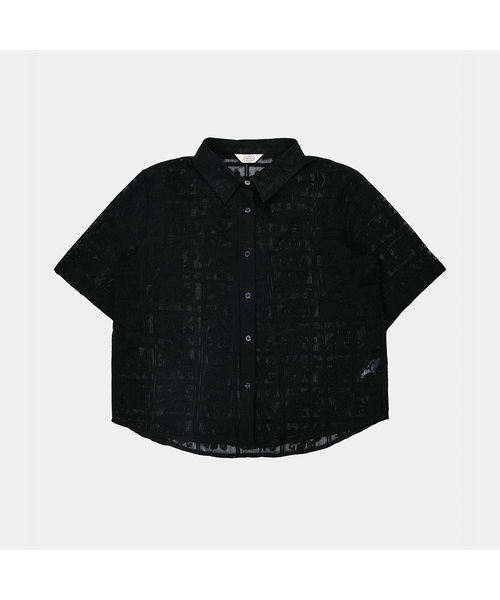 PIGMENT(ピグメント)の「チェックレースパターンジャケット (KYBL2604132)(テーラードジャケット・レディース・アイボリー/ブラック・FREE)」の2枚目の写真