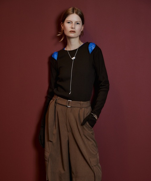 MAISON SPECIAL(メゾンスペシャル)の「【2026Autumn PRE-ORDER】Belted Suiting Cargo Pants/ベルテッドスーチングカーゴパンツ(カーゴパンツ・レディース・キャメル/ブラック/グレー・38/36)」の16枚目の写真
