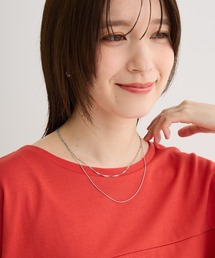 Green　Parks（グリーンパークス）の「【ステンレス】2連チェーンネックレス（ネックレス）」