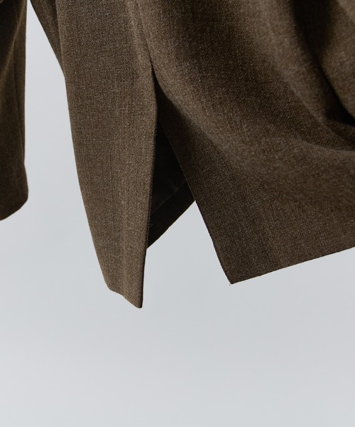 Lui's(ルイス)の「【Neucon】CLASSIC HEATHER OVER JACKET / クラシックオーバーテーラードジャケット / セットアップ対応(テーラードジャケット・メンズ・ブラウン/チャコールグレー・1/2)」の22枚目の写真