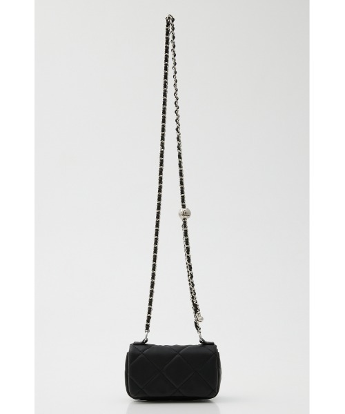 SLY(スライ)の「CHAIN MINI BAG チェーンミニバッグ(ショルダーバッグ・レディース・アイボリー/ブラック・FREE)」の15枚目の写真