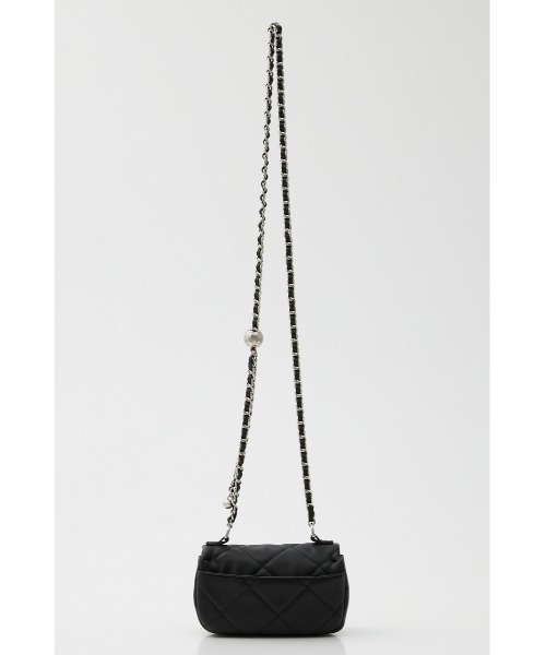 SLY(スライ)の「CHAIN MINI BAG チェーンミニバッグ(ショルダーバッグ・レディース・アイボリー/ブラック・FREE)」の18枚目の写真