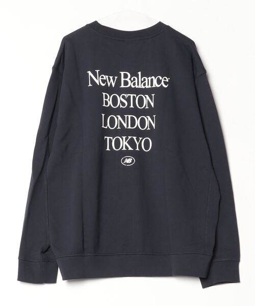 NEW BALANCE(ニューバランス)の「International Stamp スウェットクルー(スウェット・メンズ・カーキブラウン/スミクロ・XX-LARGE/MEDIUM/SMALL/LARGE)」の5枚目の写真