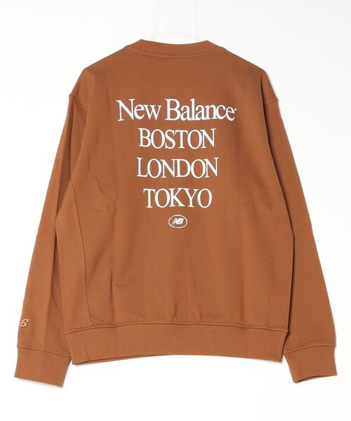 NEW BALANCE(ニューバランス)の「International Stamp スウェットクルー(スウェット・メンズ・カーキブラウン/スミクロ・XX-LARGE/MEDIUM/SMALL/LARGE)」の6枚目の写真