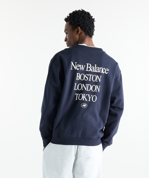 NEW BALANCE(ニューバランス)の「International Stamp スウェットクルー(スウェット・メンズ・カーキブラウン/スミクロ・XX-LARGE/MEDIUM/SMALL/LARGE)」の11枚目の写真