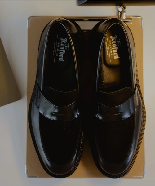 CONZ(コンズ)の「NEW CLASSIC COIN LOAFERS BLACK BLACK SUEDE(ローファー・メンズ・ブラック・26/25.5/27/25/26.5)」の6枚目の写真