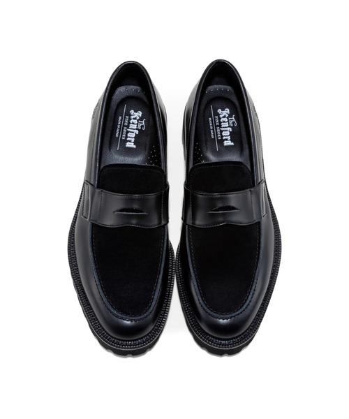 CONZ(コンズ)の「NEW CLASSIC COIN LOAFERS BLACK BLACK SUEDE(ローファー・メンズ・ブラック・26/25.5/27/25/26.5)」の7枚目の写真