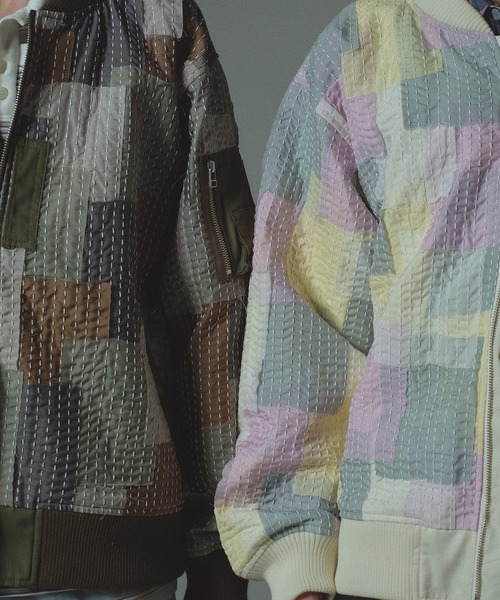 amok(アモク)の「SASHIKO PATCHED SHORT PANTS(その他パンツ・メンズ・カーキ/マルチ・M/L/S)」の12枚目の写真