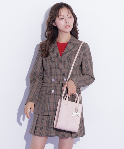JILL by JILL STUART（ジルバイジルスチュアート）の「＜セットアップ対応＞ボックスプリーツミニスカート（スカート・レディース・モカ/グレー/ブラウン系その他・SMALL/MEDIUM）」の19枚目の写真