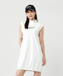 【MASTER BUNNY EDITION】トリコットメッシュモックネックワンピース
