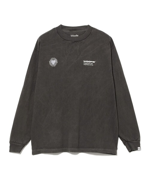 SAYHELLO（セイハロー）の「SAYHELLO / Pigment The Stroke L/S Tee（Tシャツ/カットソー・メンズ・ブラック系その他4・XL/L/M）」の5枚目の写真