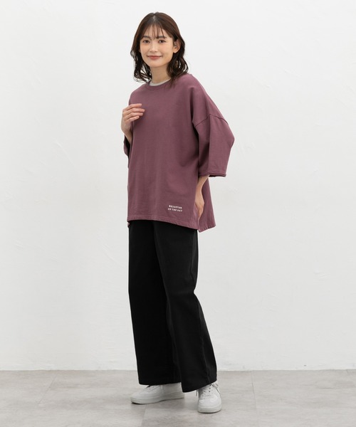 Honeys(ハニーズ)の「デニムイージーパンツ(股下66cm)(デニムパンツ・レディース・ダークインディゴブルー/ブラック/ライトインディゴブルー・3L/L/LL/M/S)」の6枚目の写真