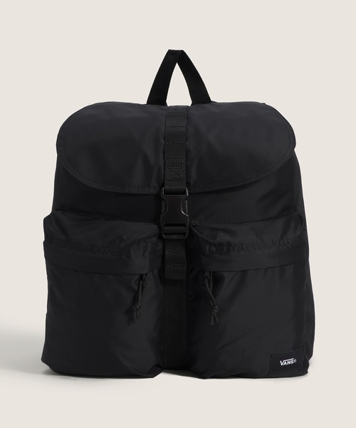 VANS(バンズ)の「SCATTER バックパック(20L) / Scatter Backpack Black/Black VN000Q99BKA1(バックパック/リュック・メンズ・ブラック・ONE SIZE)」の1枚目の写真