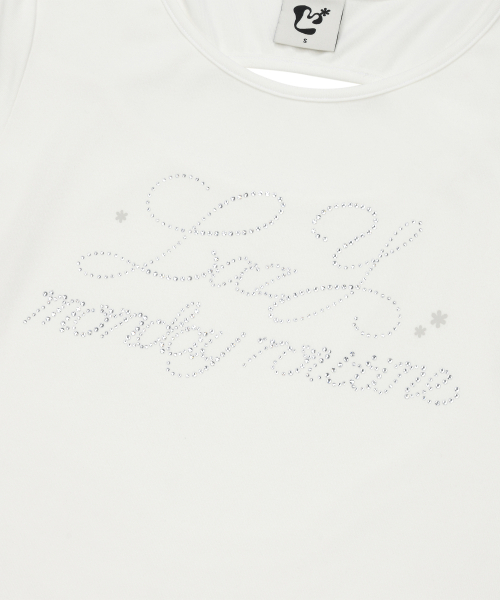LMR(エルエムアール)の「ホットフィックスカットアウト半袖Tシャツホワイト(Tシャツ/カットソー・レディース・ホワイト・SMALL/MEDIUM)」の10枚目の写真