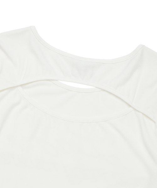 LMR(エルエムアール)の「ホットフィックスカットアウト半袖Tシャツホワイト(Tシャツ/カットソー・レディース・ホワイト・SMALL/MEDIUM)」の12枚目の写真