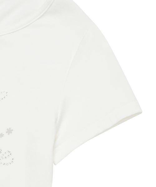 LMR(エルエムアール)の「ホットフィックスカットアウト半袖Tシャツホワイト(Tシャツ/カットソー・レディース・ホワイト・SMALL/MEDIUM)」の13枚目の写真