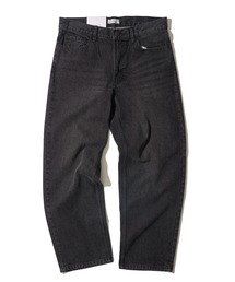 HANES（ヘインズ）の「【HANES/ヘインズ】WIDE FIT DENIM PANTS / ワイドフィット デニムパンツ（デニムパンツ）」