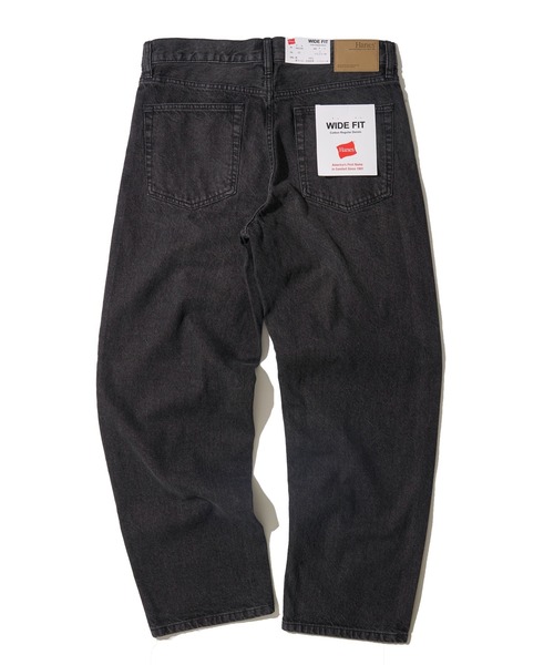 HANES(ヘインズ)の「【HANES/ヘインズ】WIDE FIT DENIM PANTS / ワイドフィット デニムパンツ(デニムパンツ・メンズ・ブラック/ライトブルー/ブルー/ネイビー・SMALL/MEDIUM/LARGE/X-LARGE)」の13枚目の写真