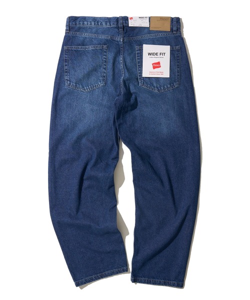 HANES(ヘインズ)の「【HANES/ヘインズ】WIDE FIT DENIM PANTS / ワイドフィット デニムパンツ(デニムパンツ・メンズ・ブラック/ライトブルー/ブルー/ネイビー・SMALL/MEDIUM/LARGE/X-LARGE)」の15枚目の写真