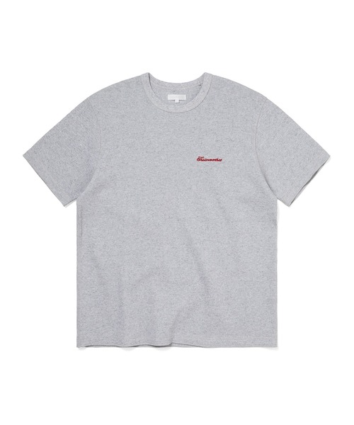 thisisneverthat(ディスイズネバーザット)の「Waffle Tee(Tシャツ/カットソー・メンズ・ヘザーグレー/ブラック系その他/パープル・XL/S/M/L)」の1枚目の写真