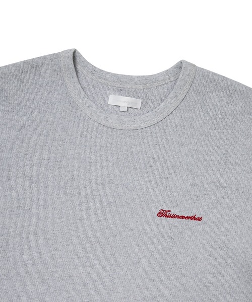 thisisneverthat(ディスイズネバーザット)の「Waffle Tee(Tシャツ/カットソー・メンズ・ヘザーグレー/ブラック系その他/パープル・XL/S/M/L)」の6枚目の写真
