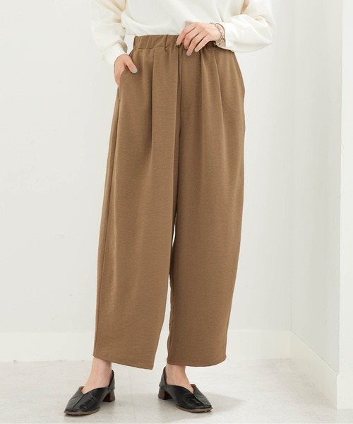 BELLUNA PLUS(ベルーナ)の「とろみビンテージ素材バレルパンツ(その他パンツ・レディース・ブラック/カーキ/レンガ・X-LARGE/MEDIUM/LARGE)」の10枚目の写真